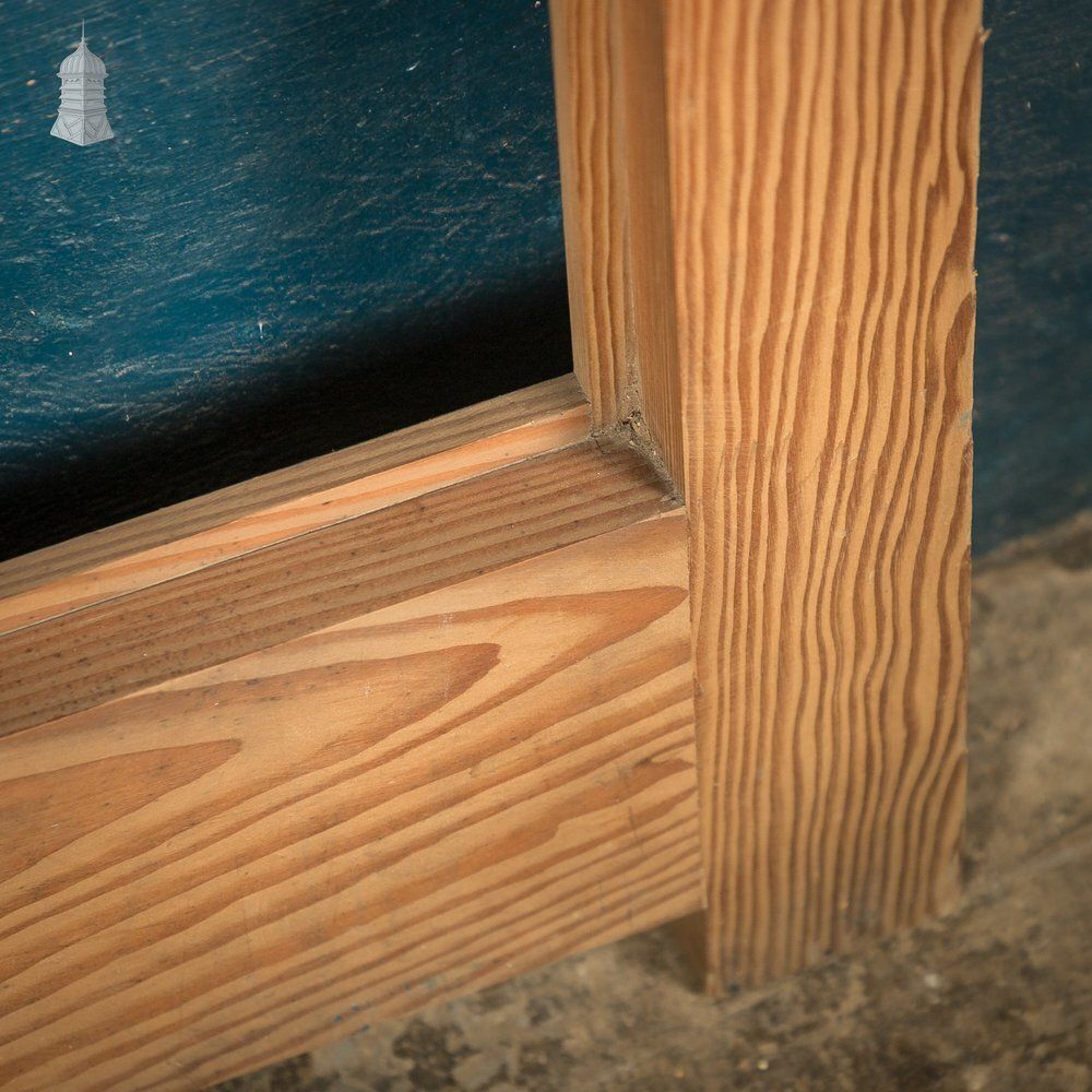 photo vintage Pair Of Douglas Fir Door Blanks – Wedged Through Tenon Construction