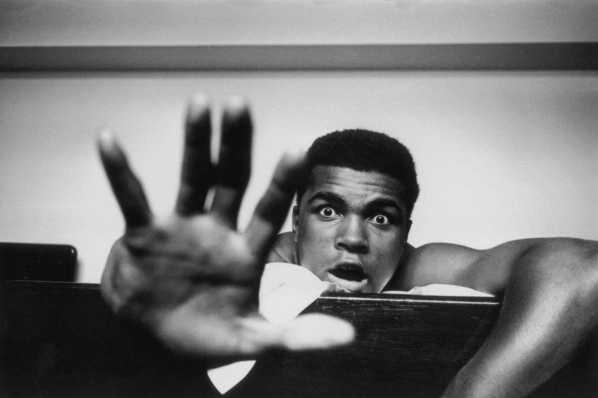 Give Me Five, 1963   Muhammad Ali, Boxing, Sports, Black And White Photography
