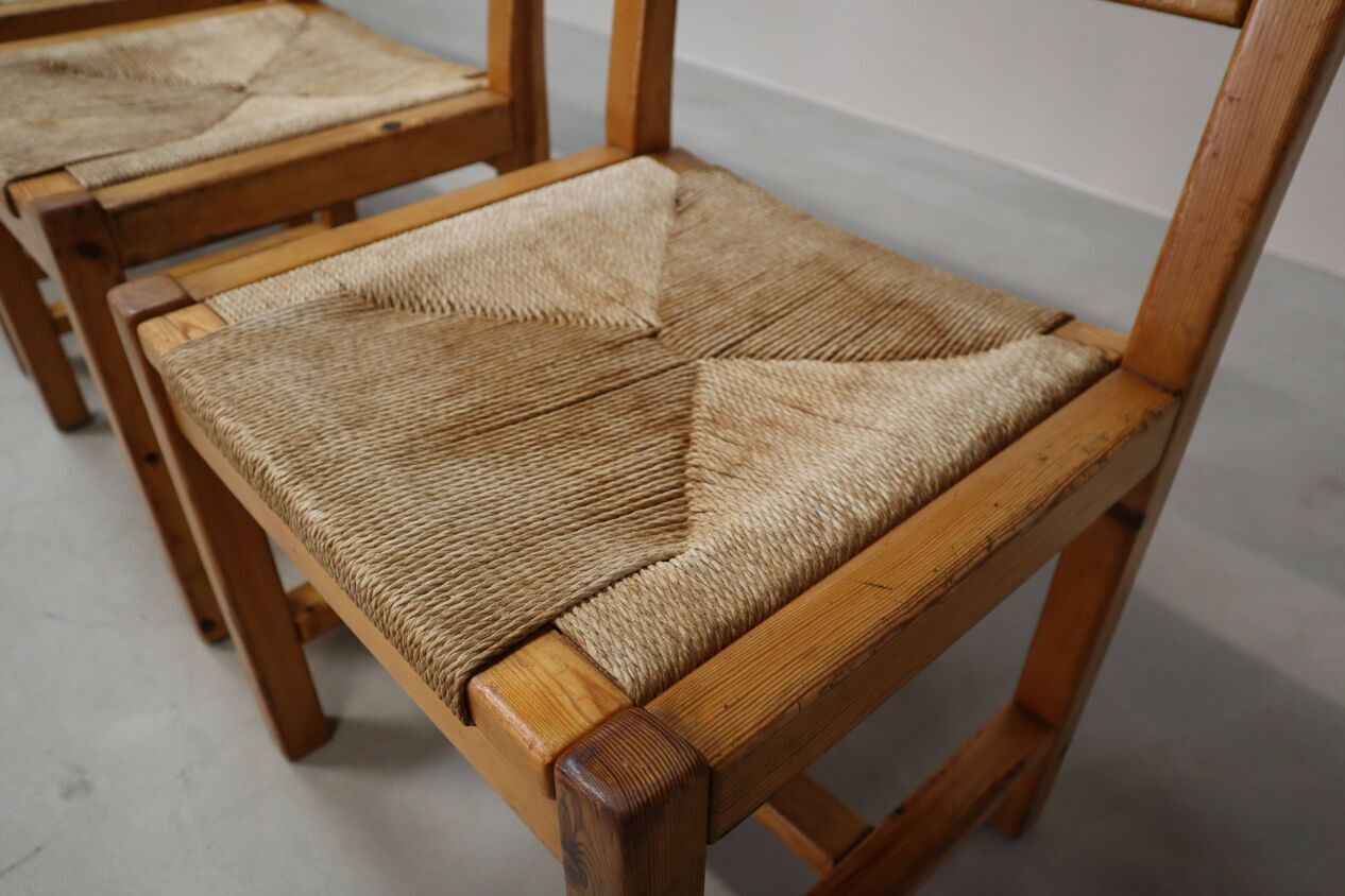 photo for sale Set Of 5 Vintage Chairs By Tage Poulsen For Gramrode Møbelfabrik, 1970s