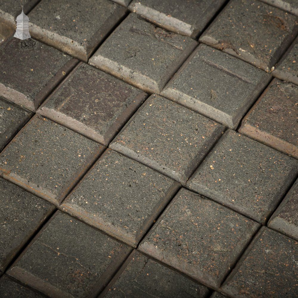 Reclaimed Stable Bricks, 270 Pavers, Staffordshire Blue 2 Block photo for sale