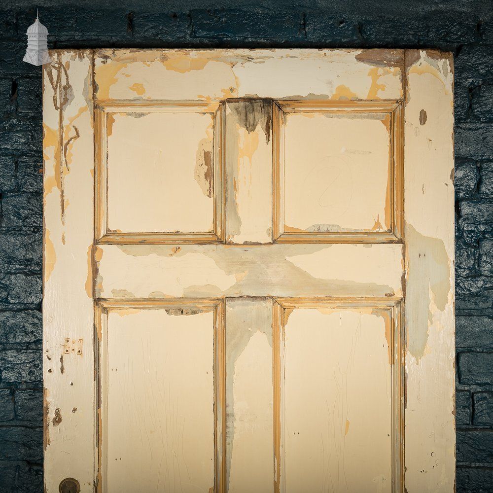 6 Panel Moulded Wooden Door photo for sale