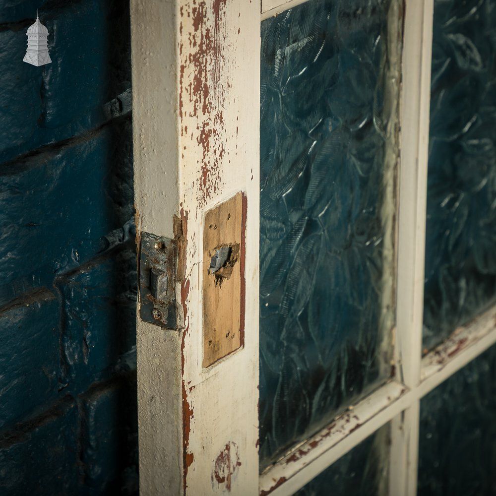 Glazed Patio Door – Distressed White Pine photo 144.0