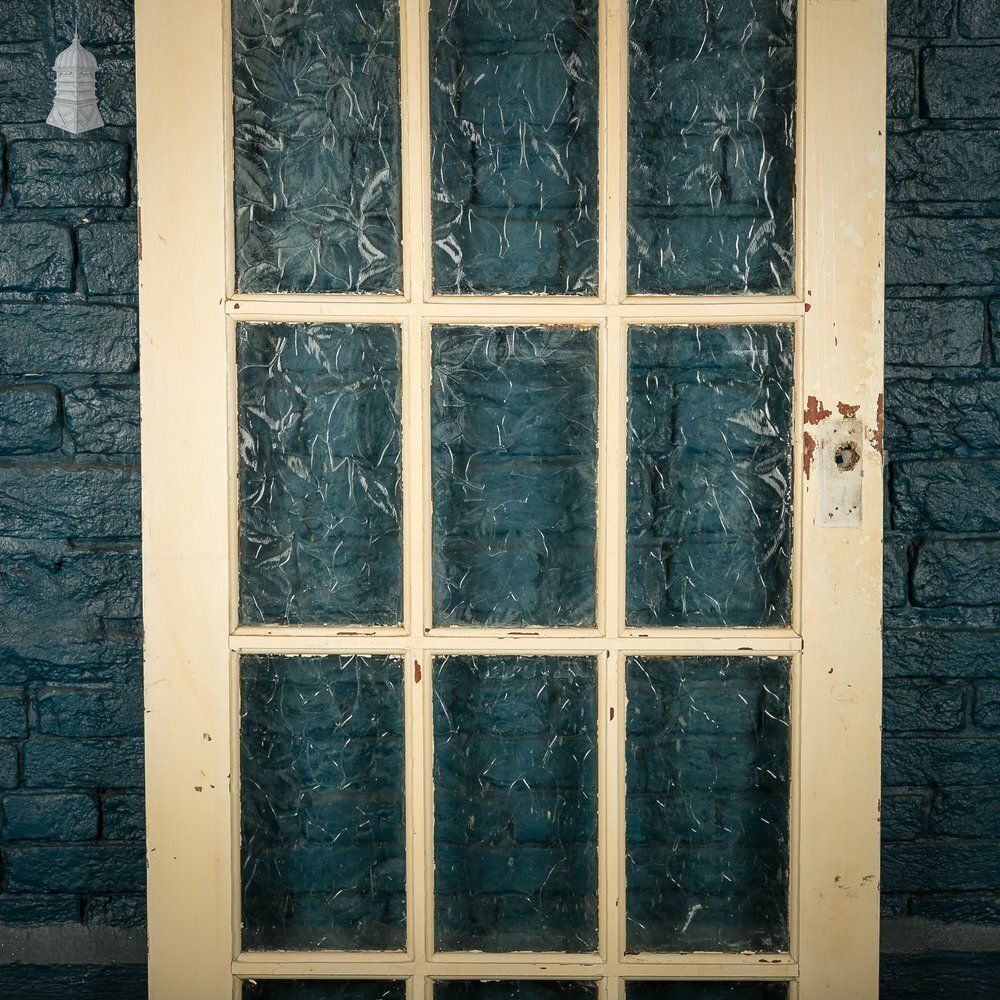 Home Fixtures Glazed Patio Door – Distressed White Pine photo