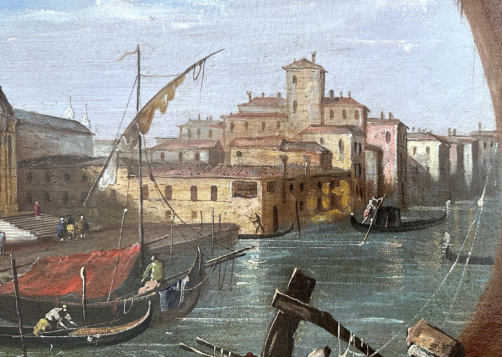 Venice Grand Canal   Oil On Canvas   19th Century   Michele Marieschi Style photo buy