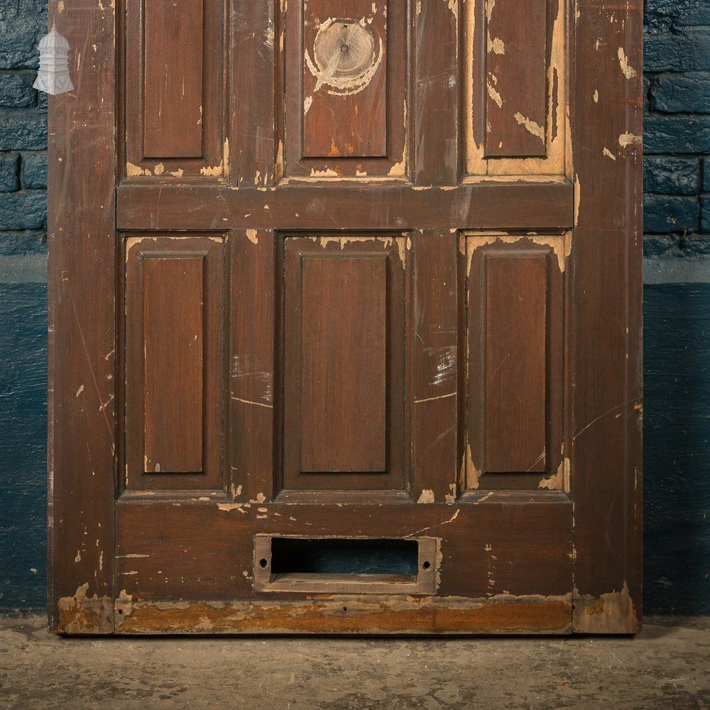 Multi Panel Exterior Door, Small Glazed Panel, Sapele photo Home Fixtures