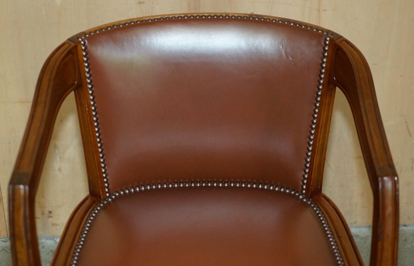 Pair Of Stunning French Art Deco Walnut Armchairs Part Of A Large Library Suite photo Furniture