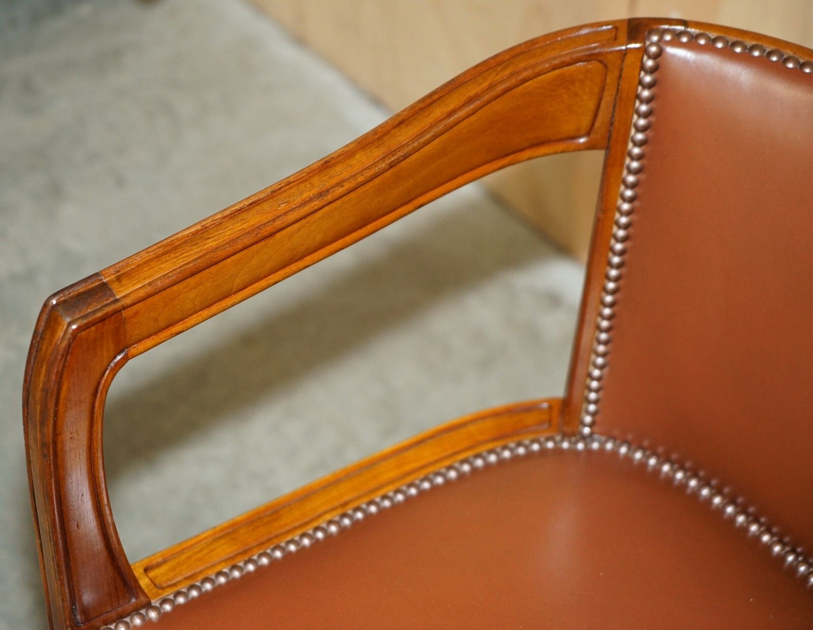 Pair Of Stunning French Art Deco Walnut Armchairs Part Of A Large Library Suite photo buy