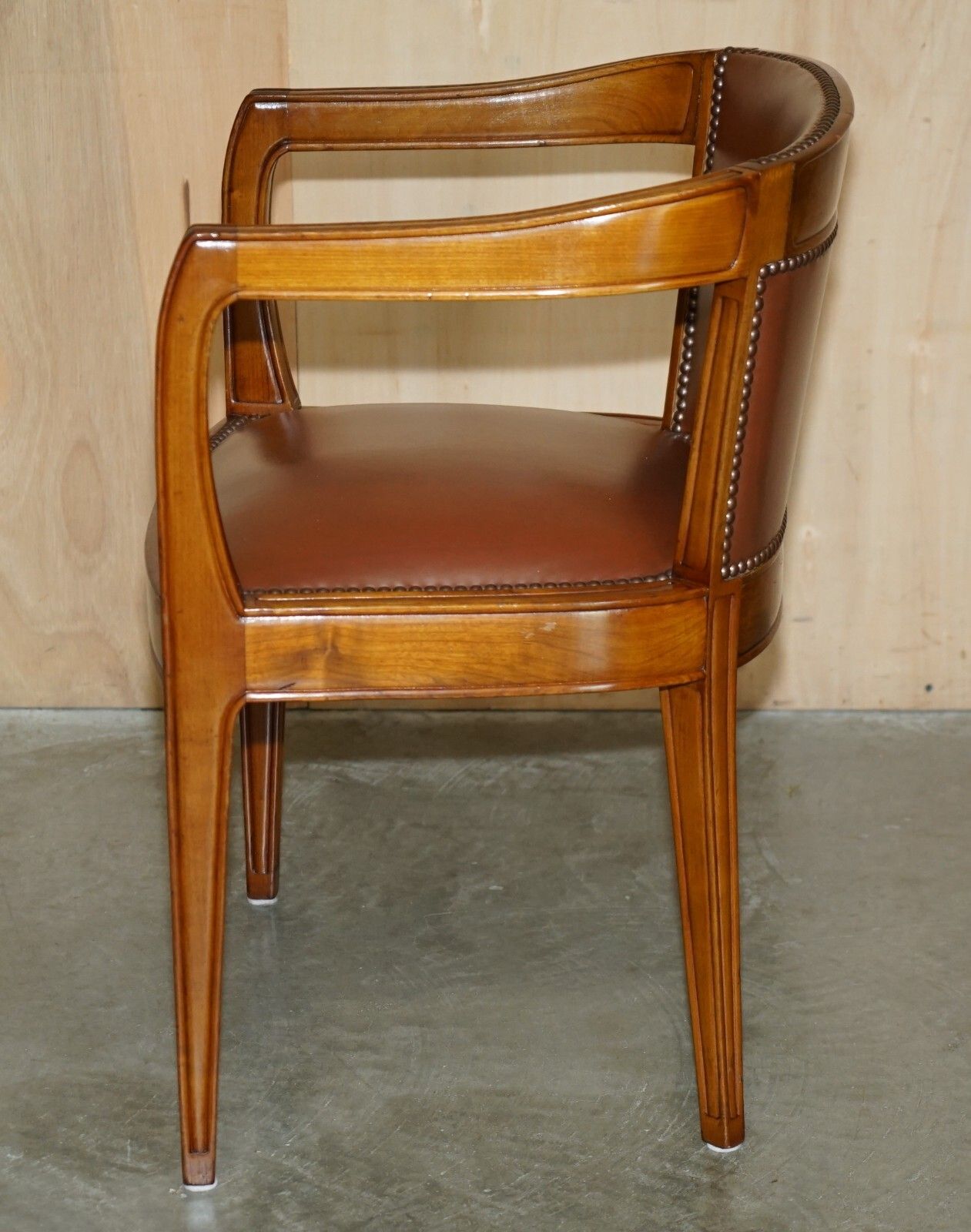 2750.0 Pair Of Stunning French Art Deco Walnut Armchairs Part Of A Large Library Suite photo