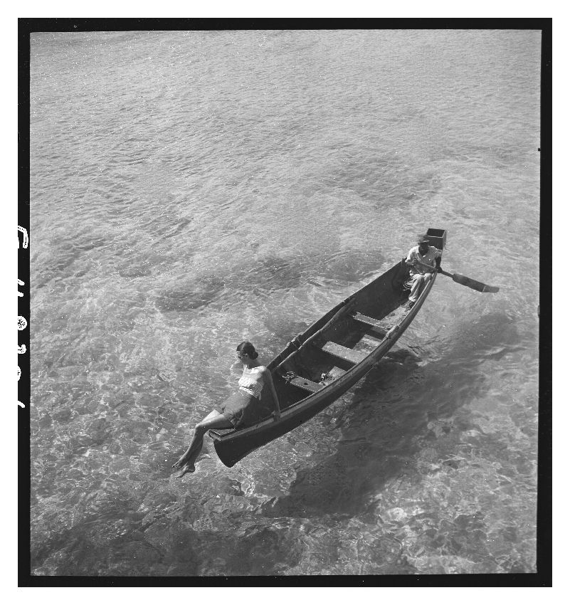 Toni Frissell 'Model In Montego Bay' Unframed Archival Pigment Print photo furniture