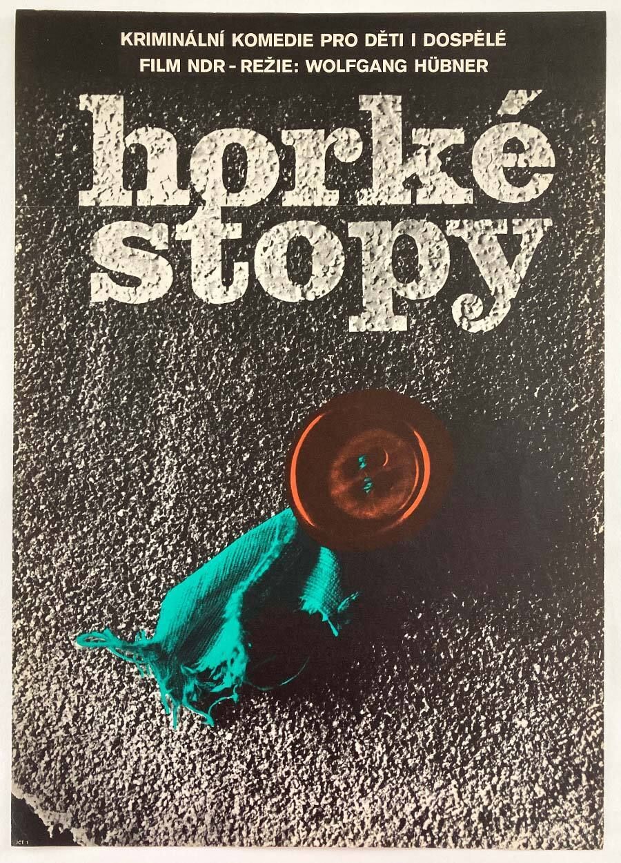 Original Film Poster, Hot Tracks, Unknown Artist, 1975, Genuine Czech Large Vintage Print