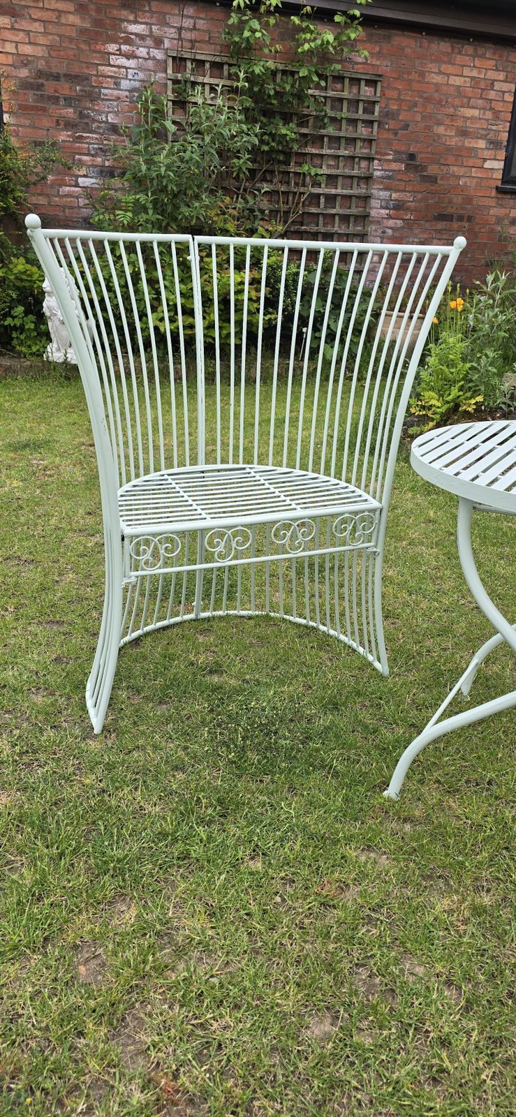 Super Art  Deco Cast Iron Patio Set photo furniture