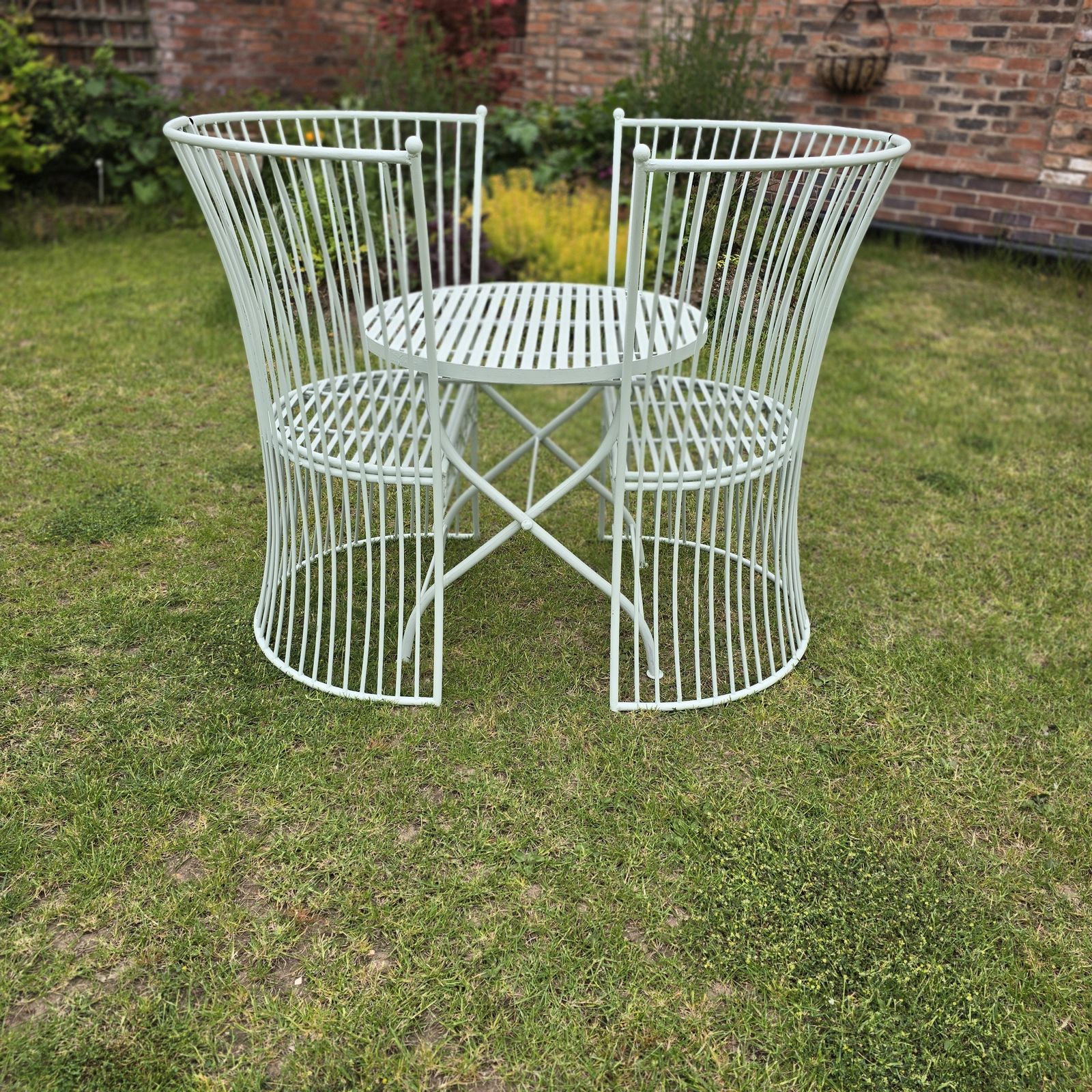 Super Art  Deco Cast Iron Patio Set