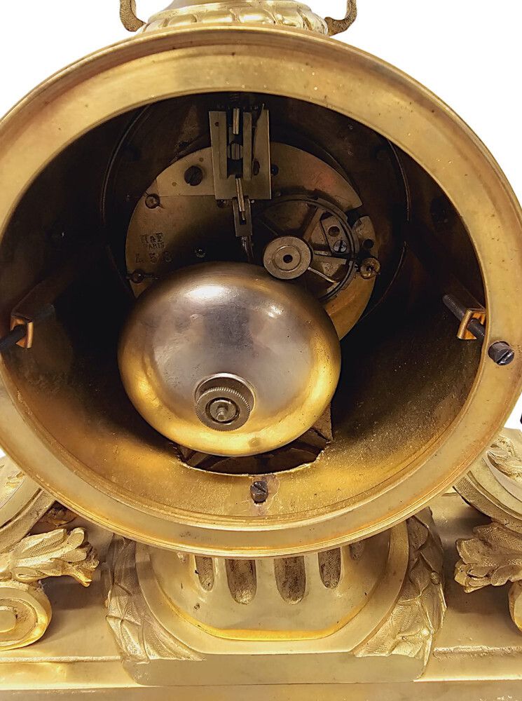 A Stunning 19th Century Gilt Bronze Mantle Clock By Richond Of Paris photo buy