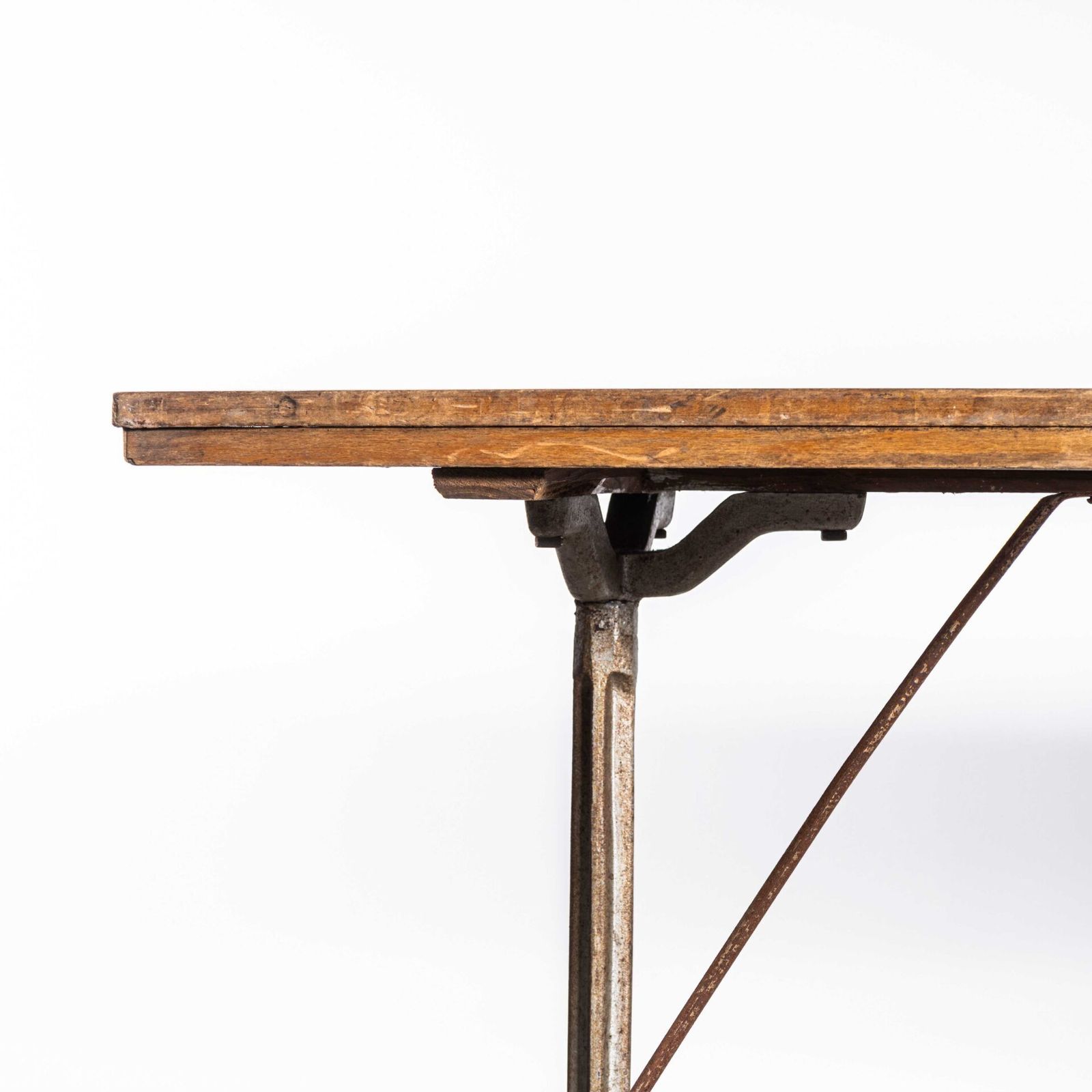 1930’s French Original Cast Base Fischel Small Dining Table (3585) photo furniture