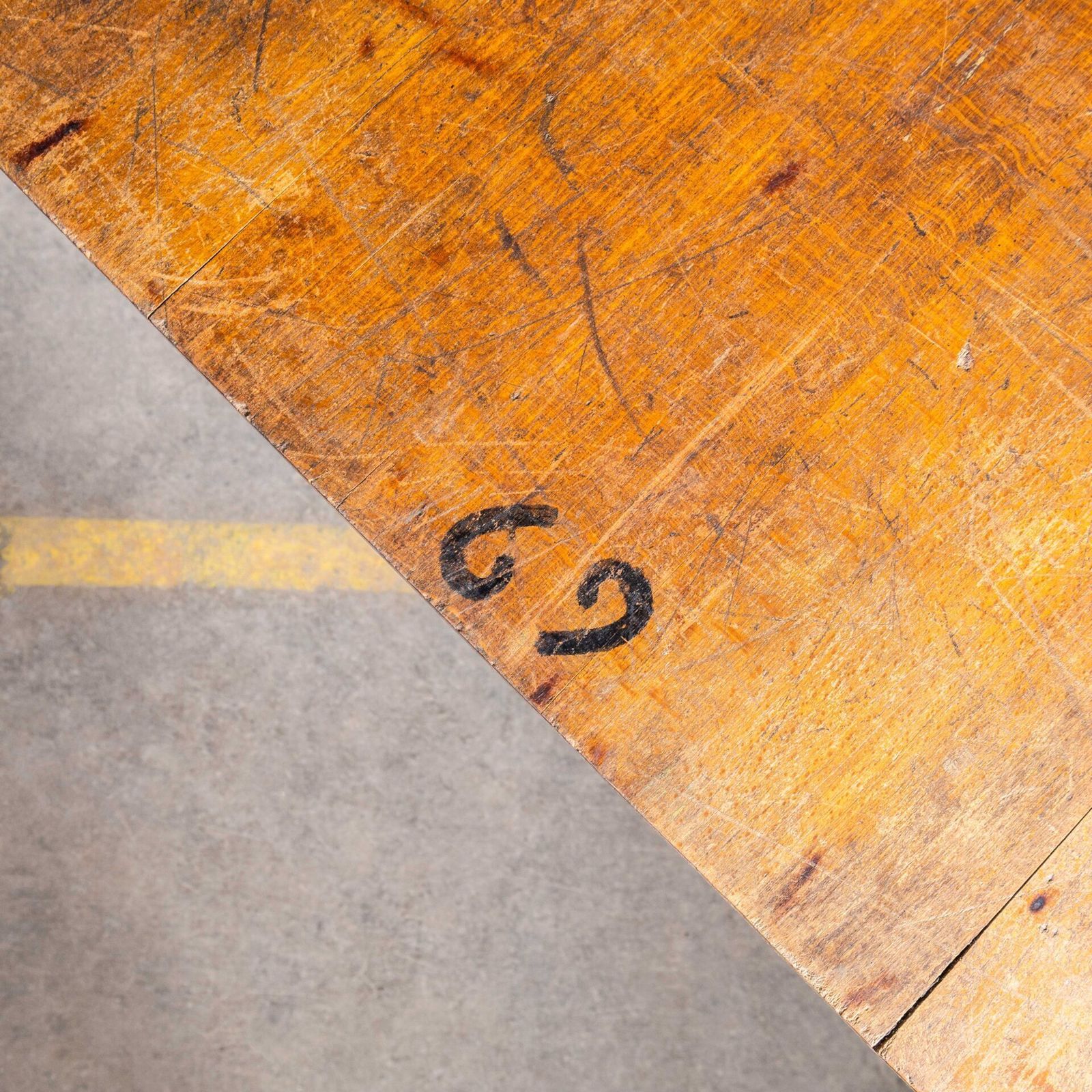 1930’s French Original Cast Base Fischel Small Dining Table (3585) photo vinterior