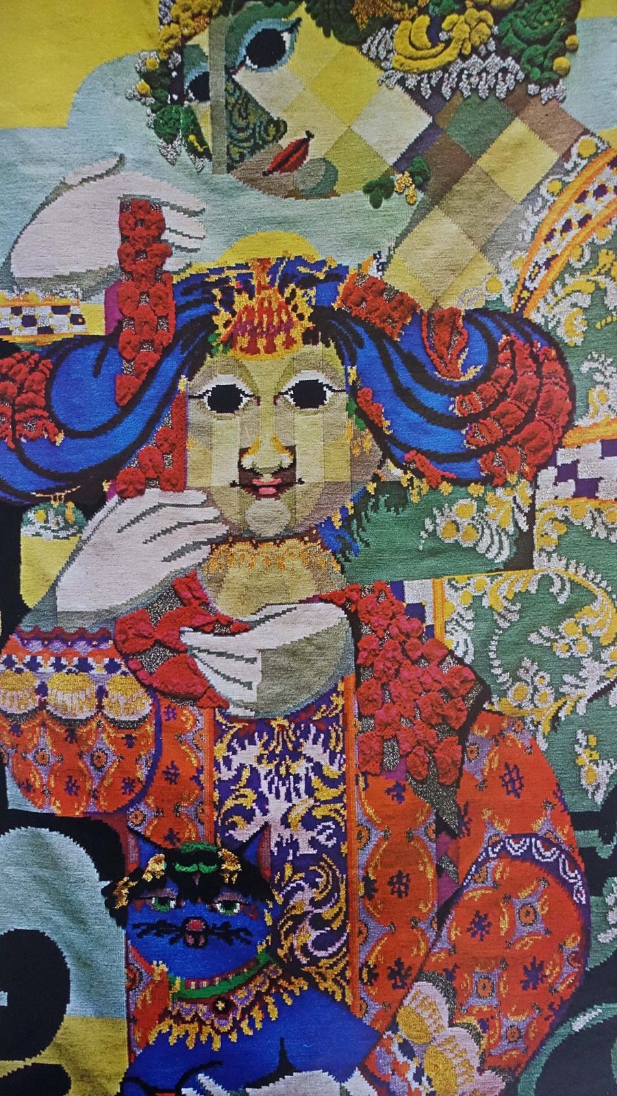 1972 The Wiinblad Tapestries   The Arabian Nights (Third Theme)   Original Vintage Poster photo Art