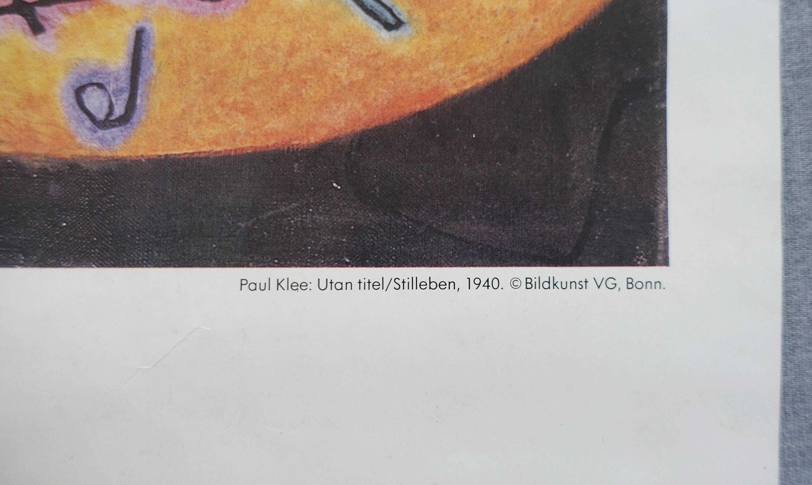 1991 Paul Klee Exhibition Poster Malmo Konsthall II   Original Vintage Poster photo for sale