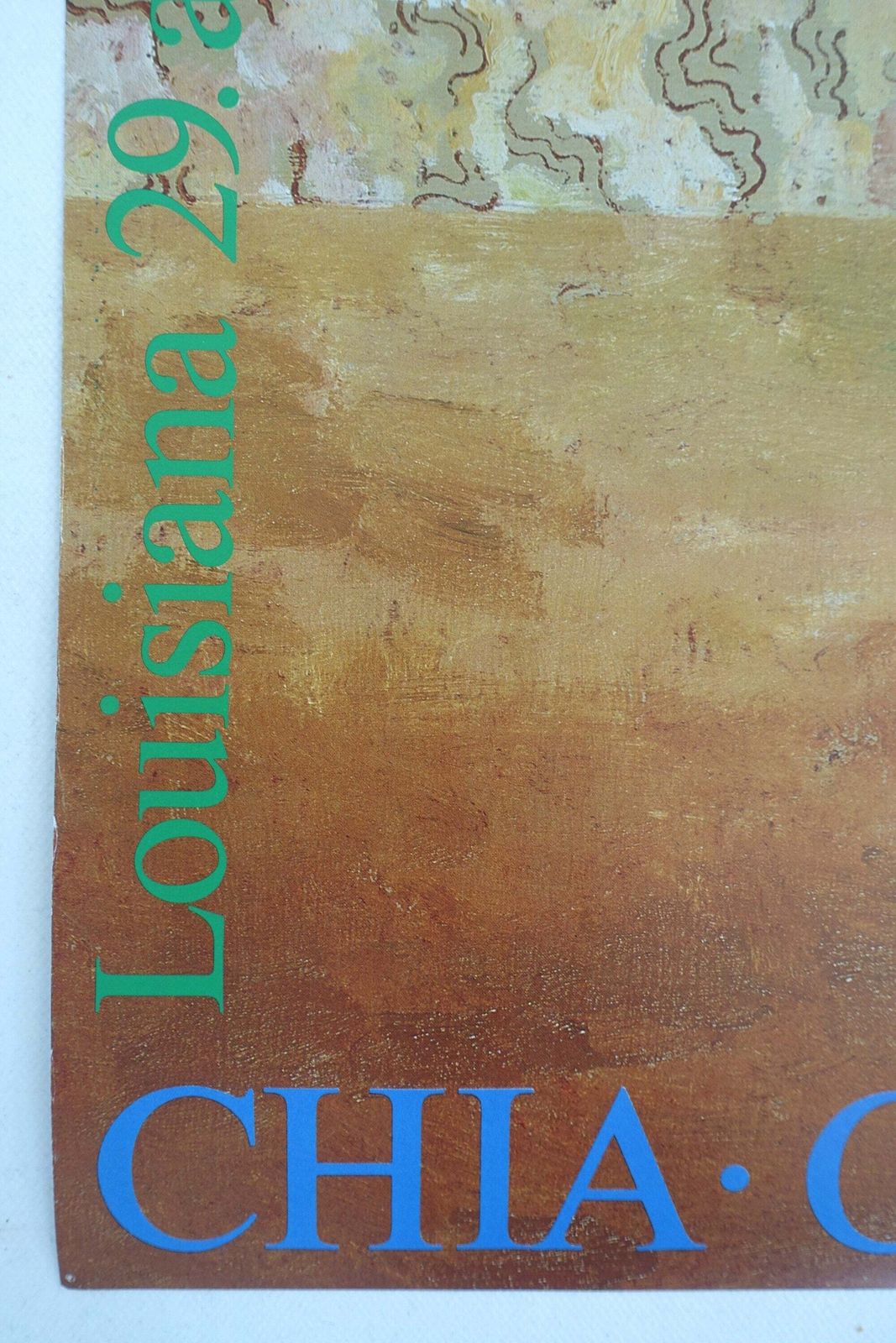 1983 Chia – Clemente – Cucchi On Louisiana Museum Of Modern Art   Original Vintage Poster photo for sale