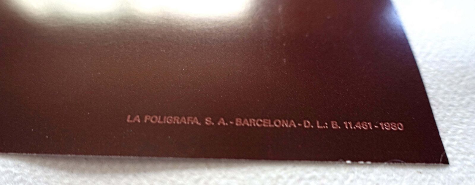 1980 Miralda Spanish Exhibition Poster   Original Vintage Poster photo for sale
