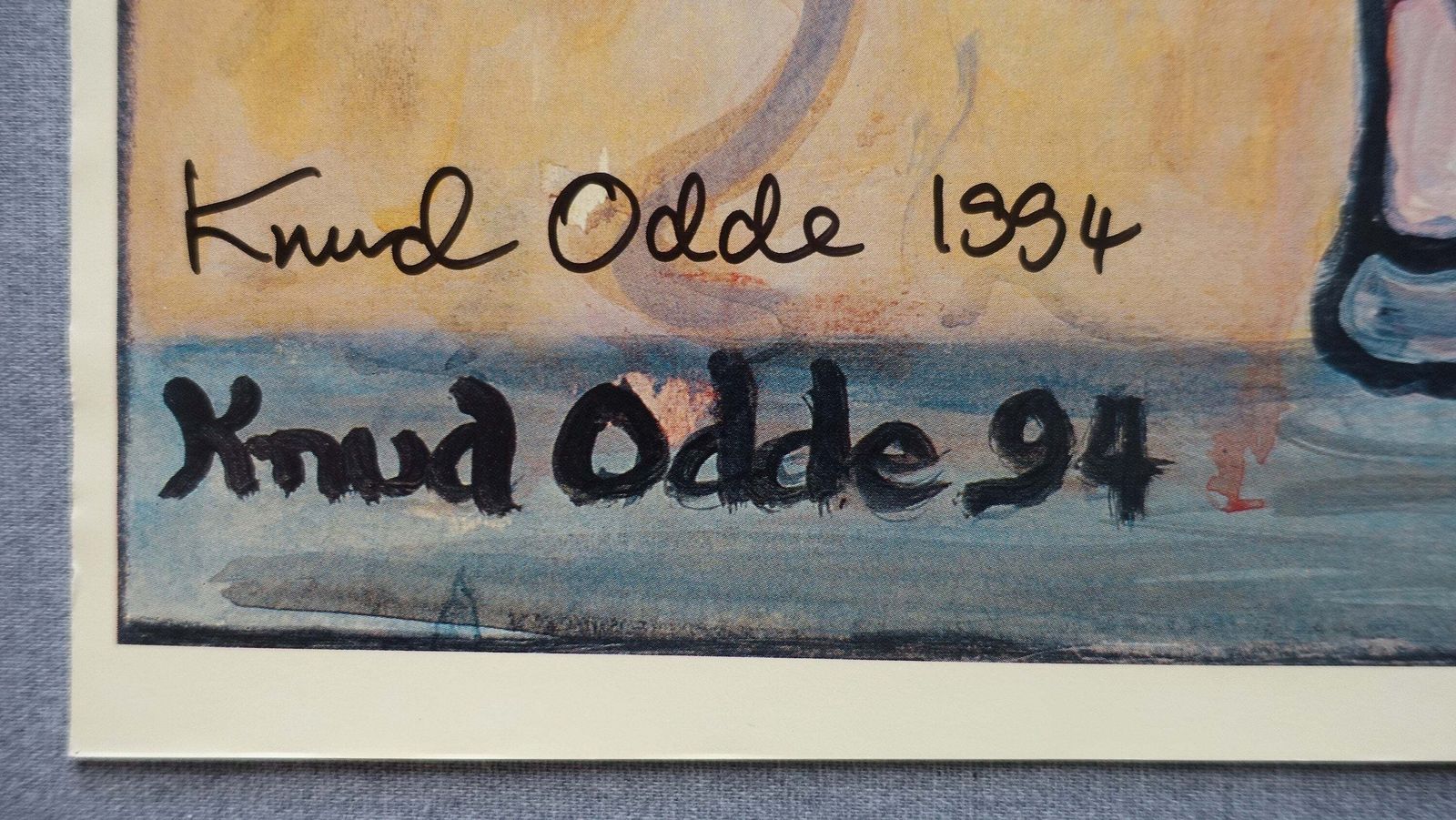 1994 Tivoli Gardens By Knud Odde (Signed)   Original Vintage Poster photo Art