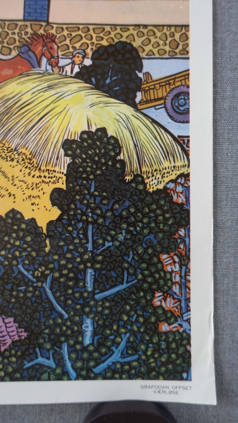 1977 China Peasant Paintings Exhibition On Louisiana   Original Vintage Poster photo for sale
