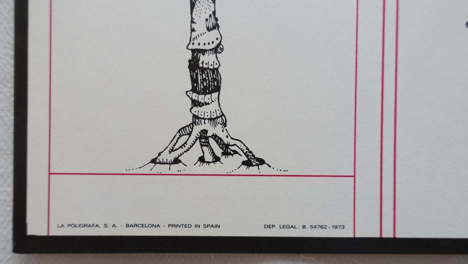 1974 Joan Ponc At Galeria Consell De Cent 333 Art Exhibition Poster   Original Vintage Poster photo for sale