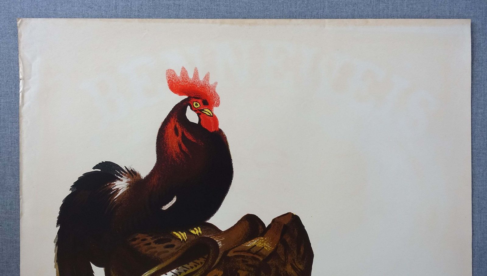 1954 Frilandsmuseet – Sikker Hansen (Deens Openluchtmuseum) – Vintage Poster photo Kunst