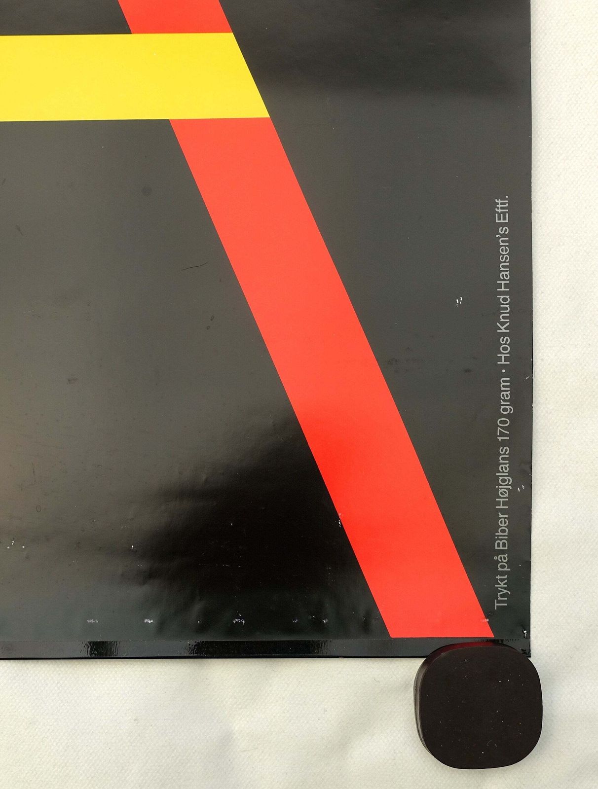 1987 Arnoldi Exhibition Poster   Original Vintage Poster photo Art