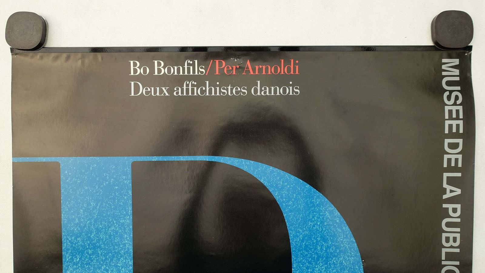 1987 Arnoldi Exhibition Poster   Original Vintage Poster photo for sale