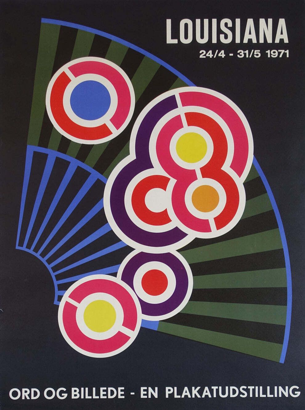 1971 Henning Damgård Sørensen On Louisiana Museum Of Modern Art – Vintage Poster