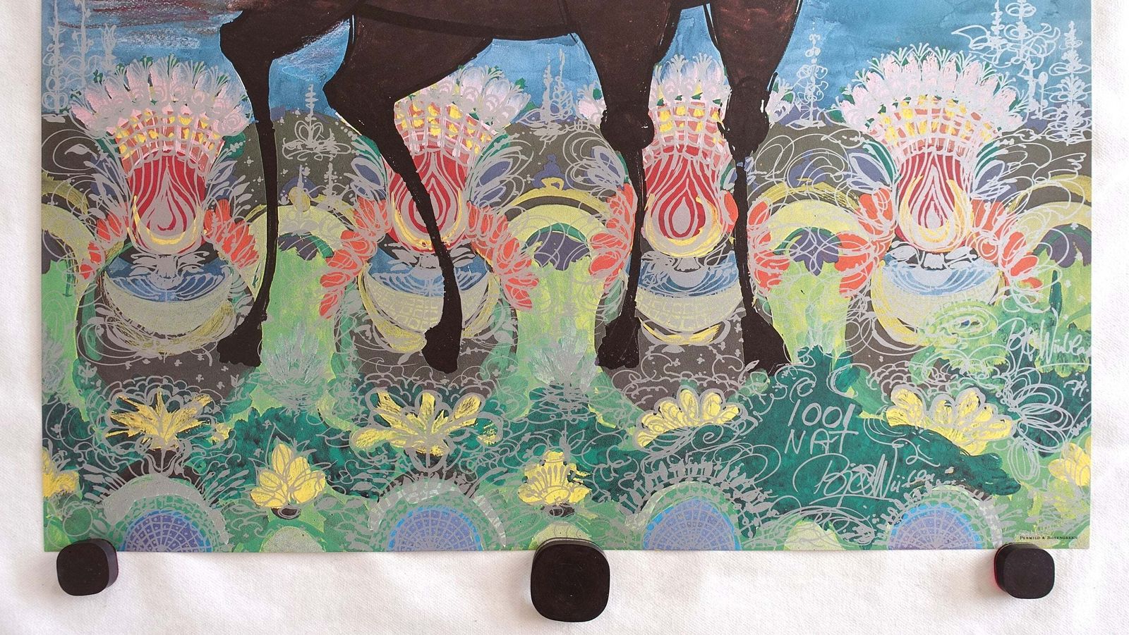 1974 Wiinblad's 1001 Nights (Grote Versie) — Vintage Poster photo Kunst