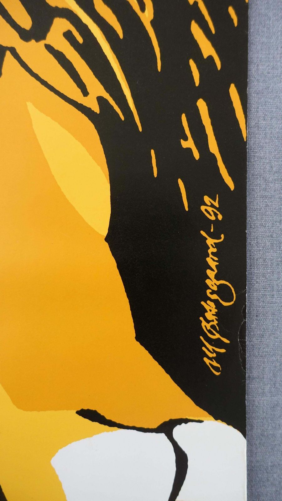 1992 Copenhagen Zoo (Lion)   Original Vintage Poster photo for sale