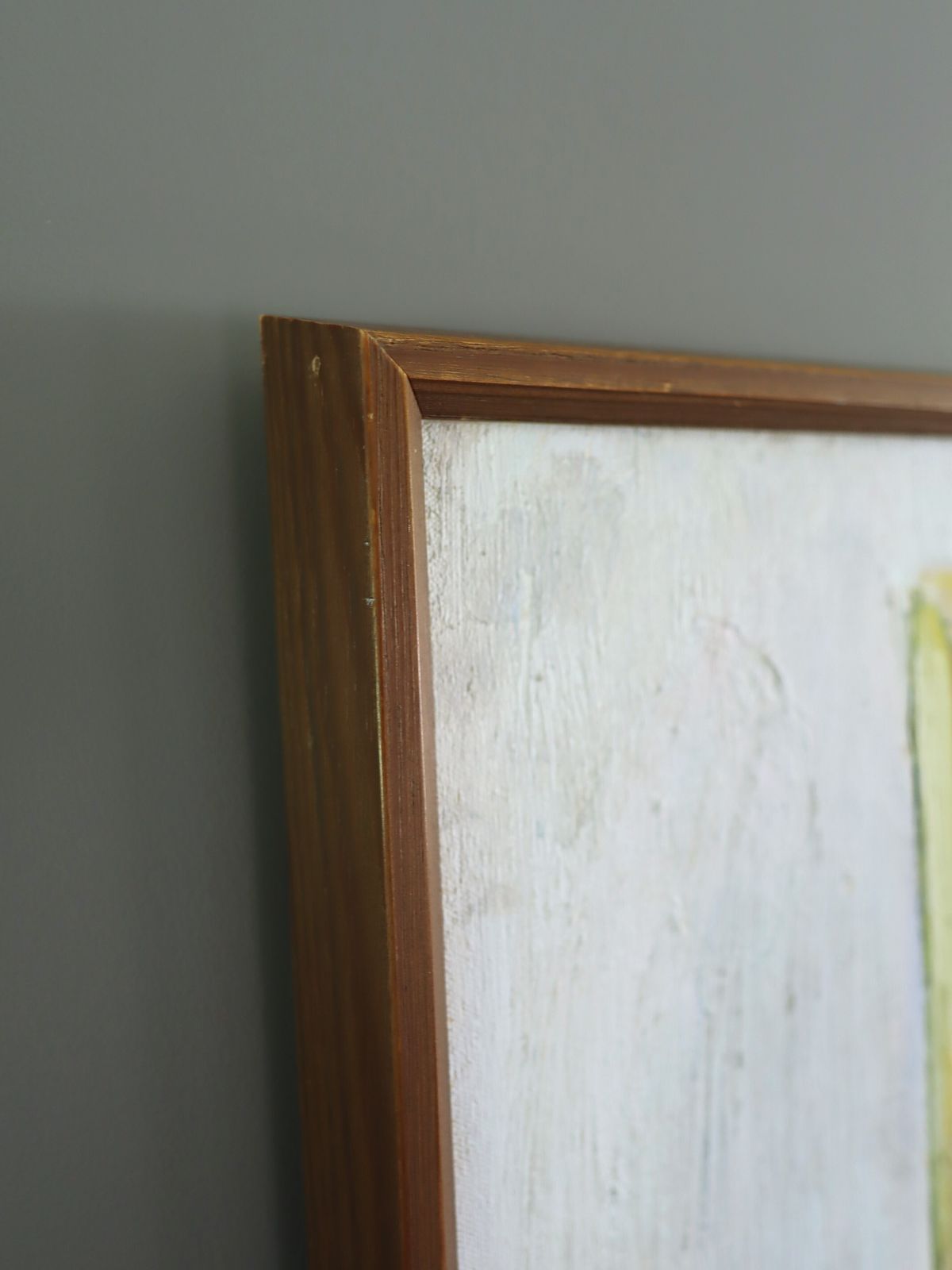 What The Mirror Saw, Oil Painting photo vintage