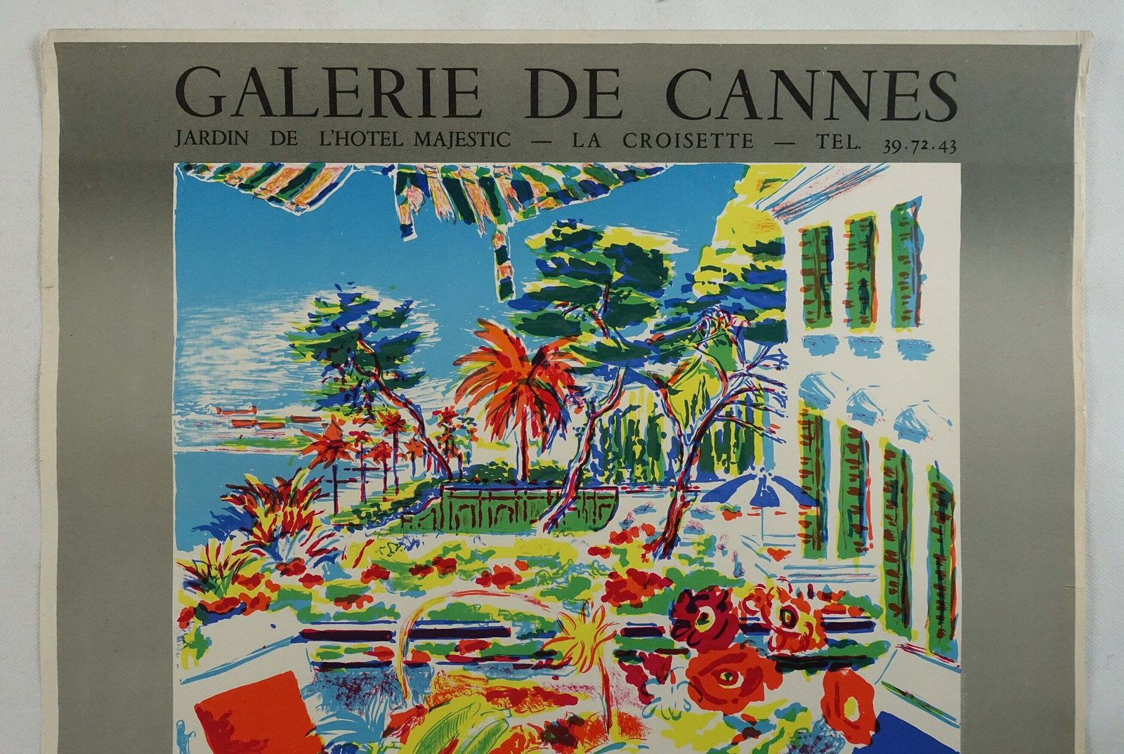 1960 Galerie De Cannes – Dimitrie Berea – Vintage Poster photo 208.0