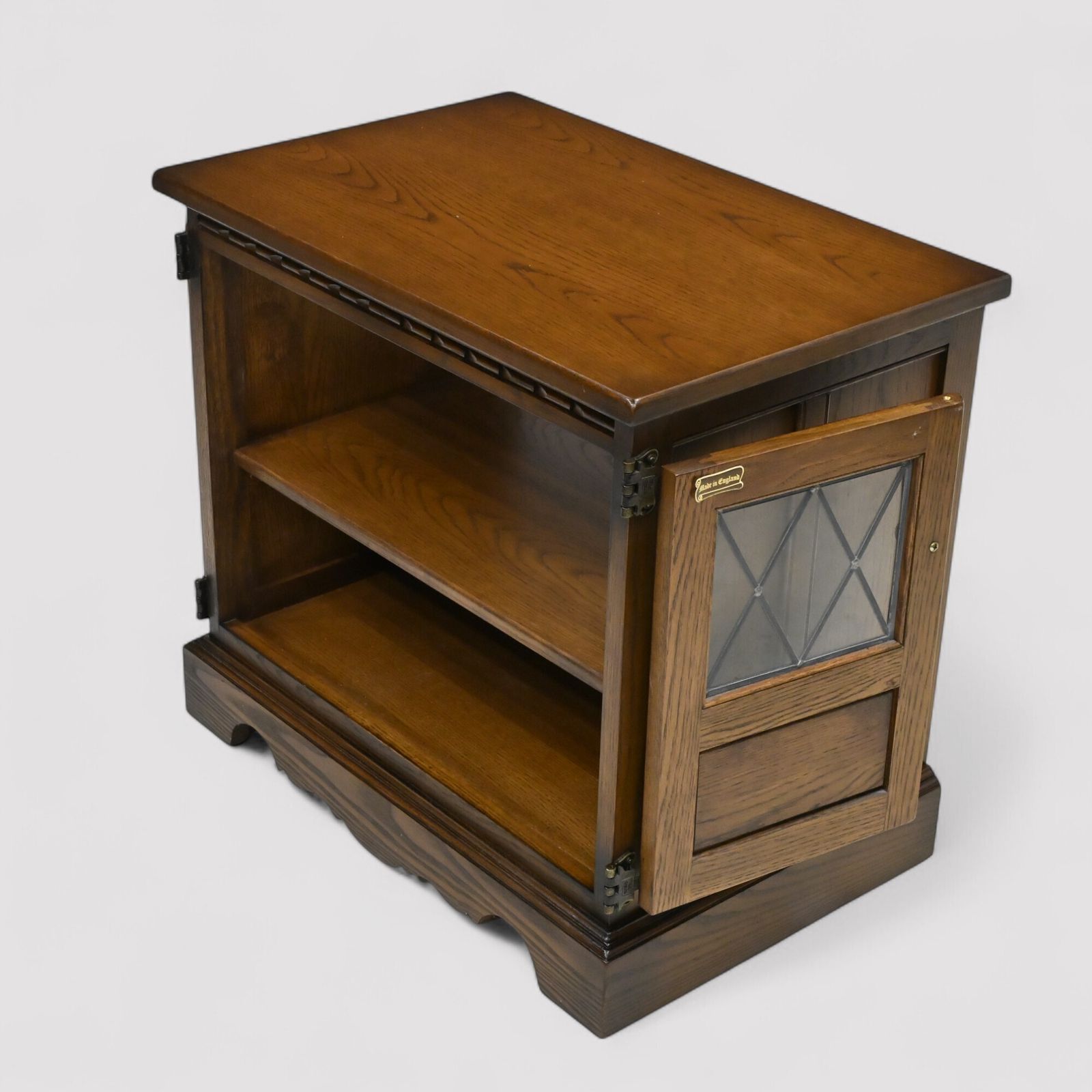 Old Charm Tv Video Stand Cabinet Light Oak Model 2440 Free Uk Delivery* photo for sale