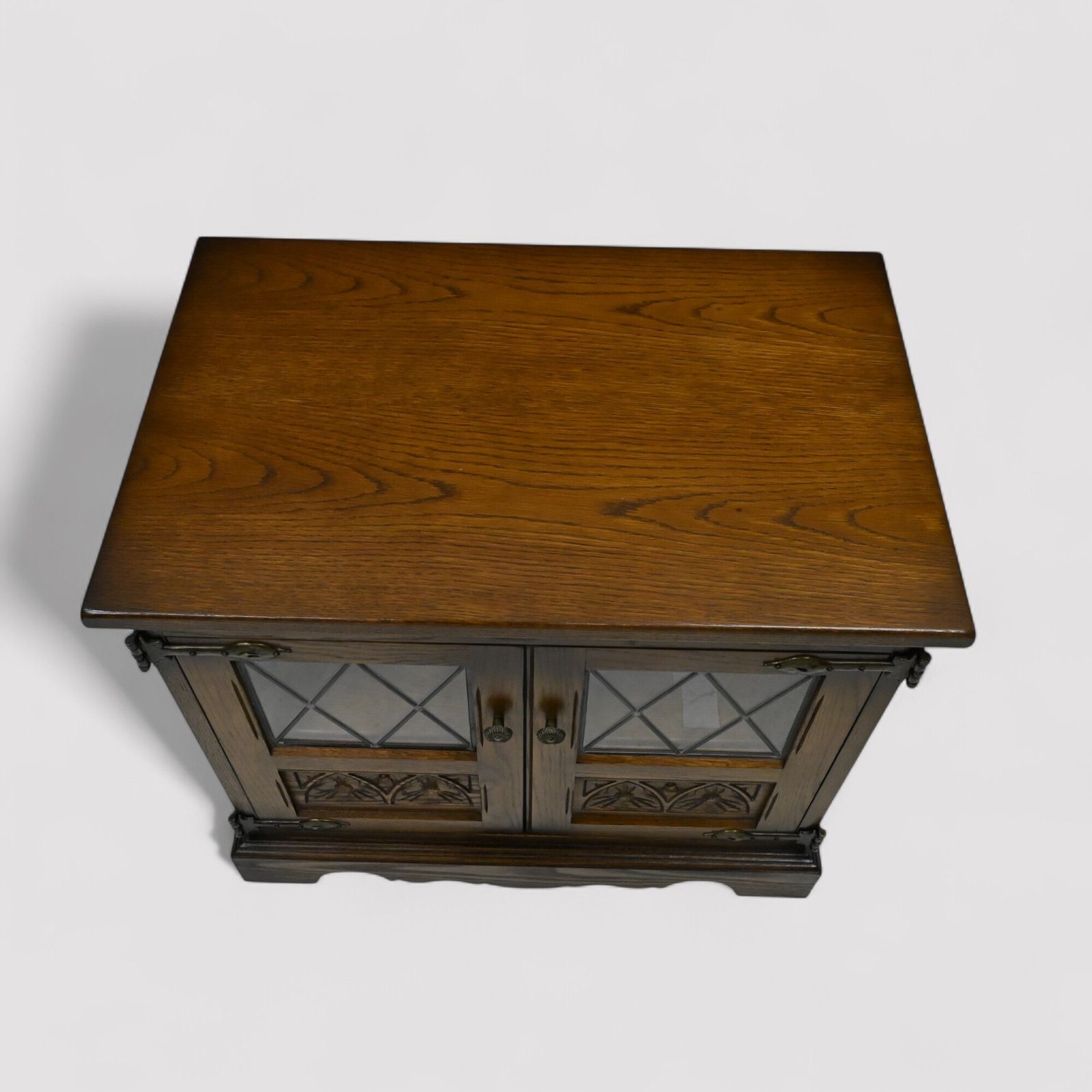 287.0 Old Charm Tv Video Stand Cabinet Light Oak Model 2440 Free Uk Delivery* photo