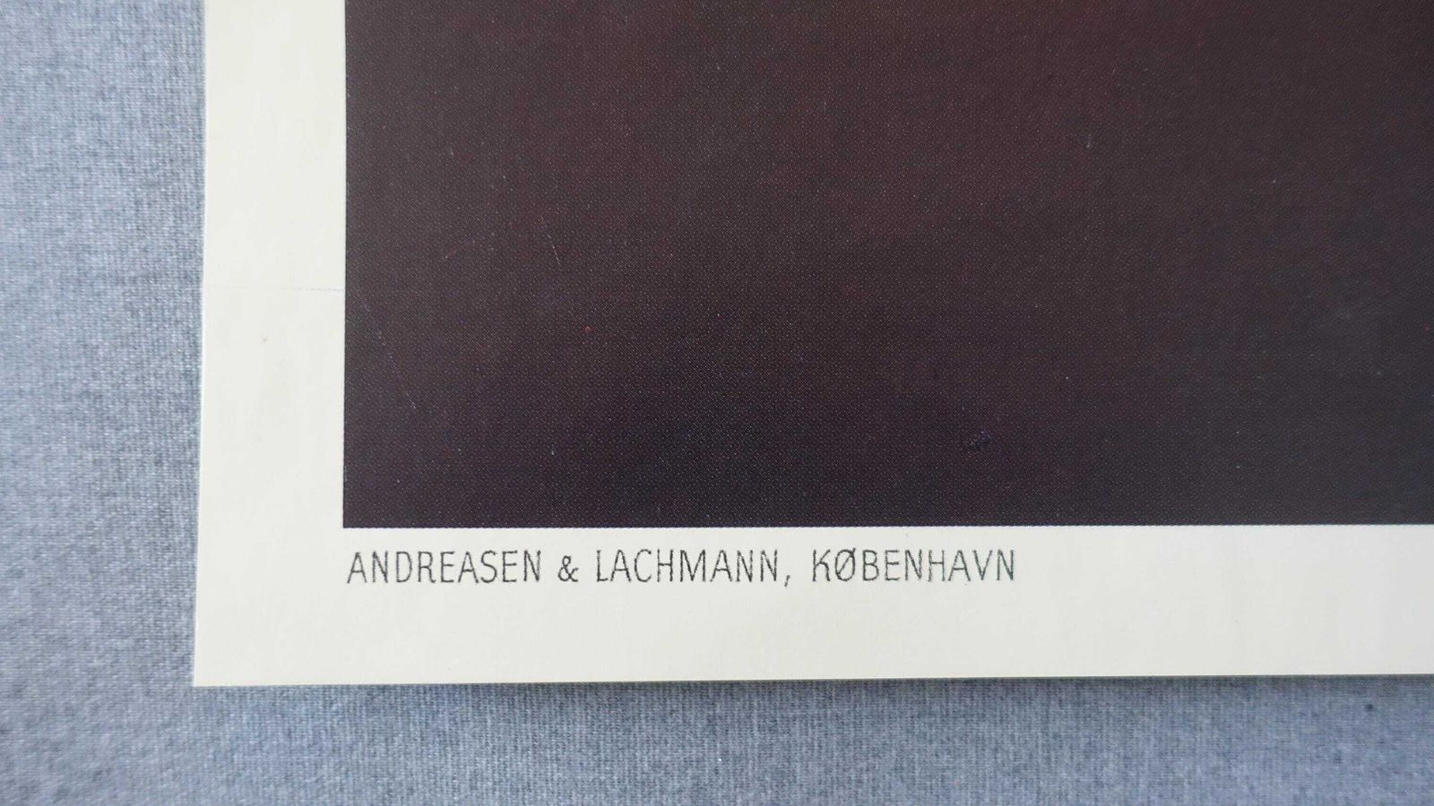 1985 High Speed Train By Aage Rasmussen (1937)   Vintage Poster photo Art