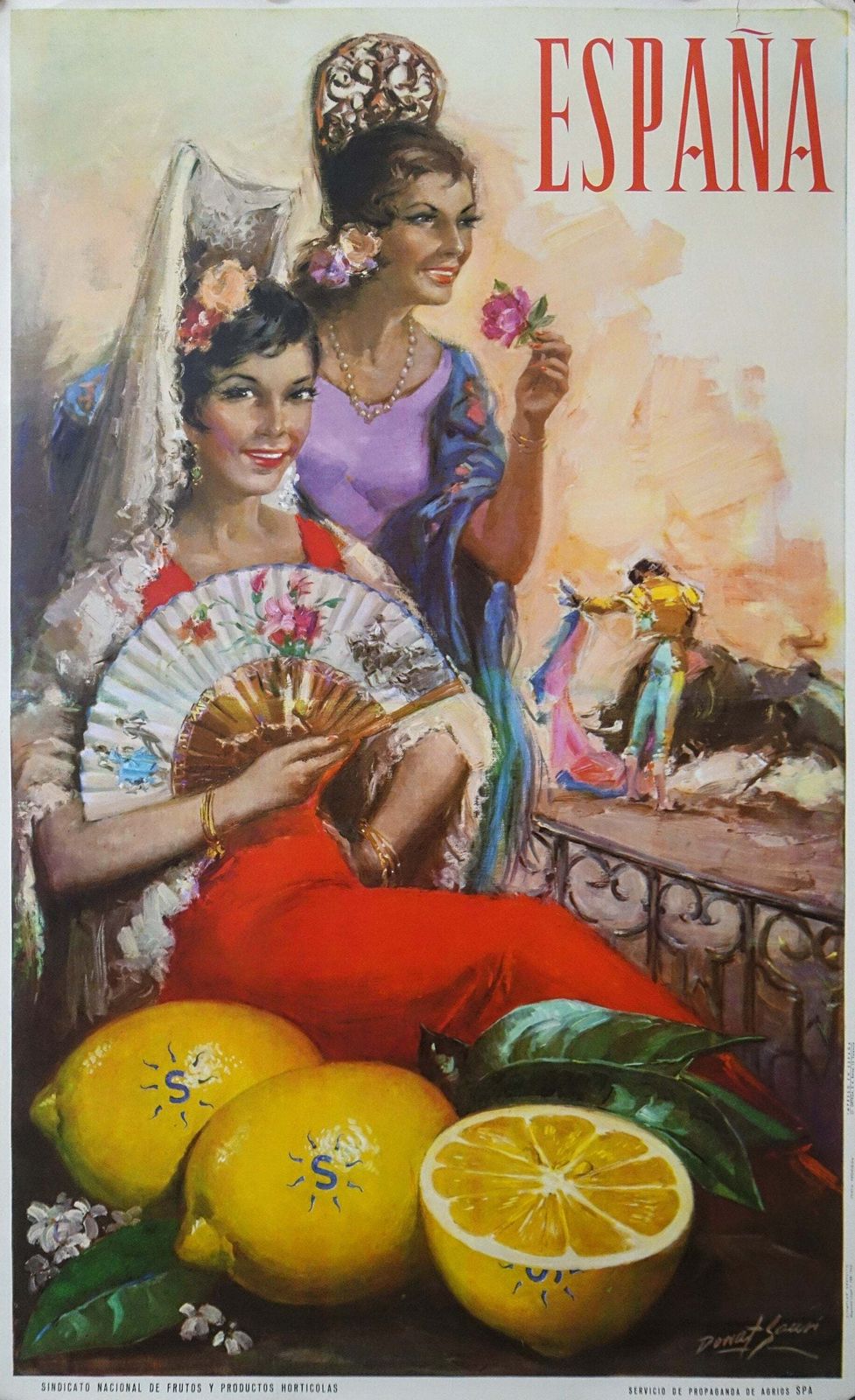 Spaanse Reisposter 1962 — Vintage Poster