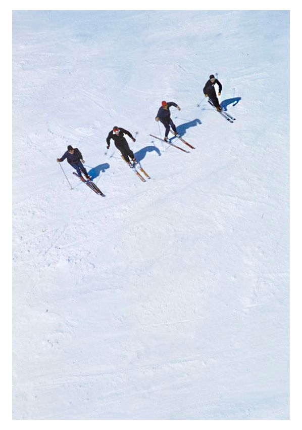 Toni Frissell 'On The Piste' Unframed Archival Pigment Print photo furniture