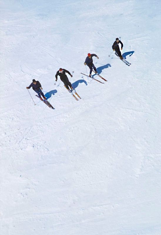 Toni Frissell 'On The Piste' Unframed Archival Pigment Print