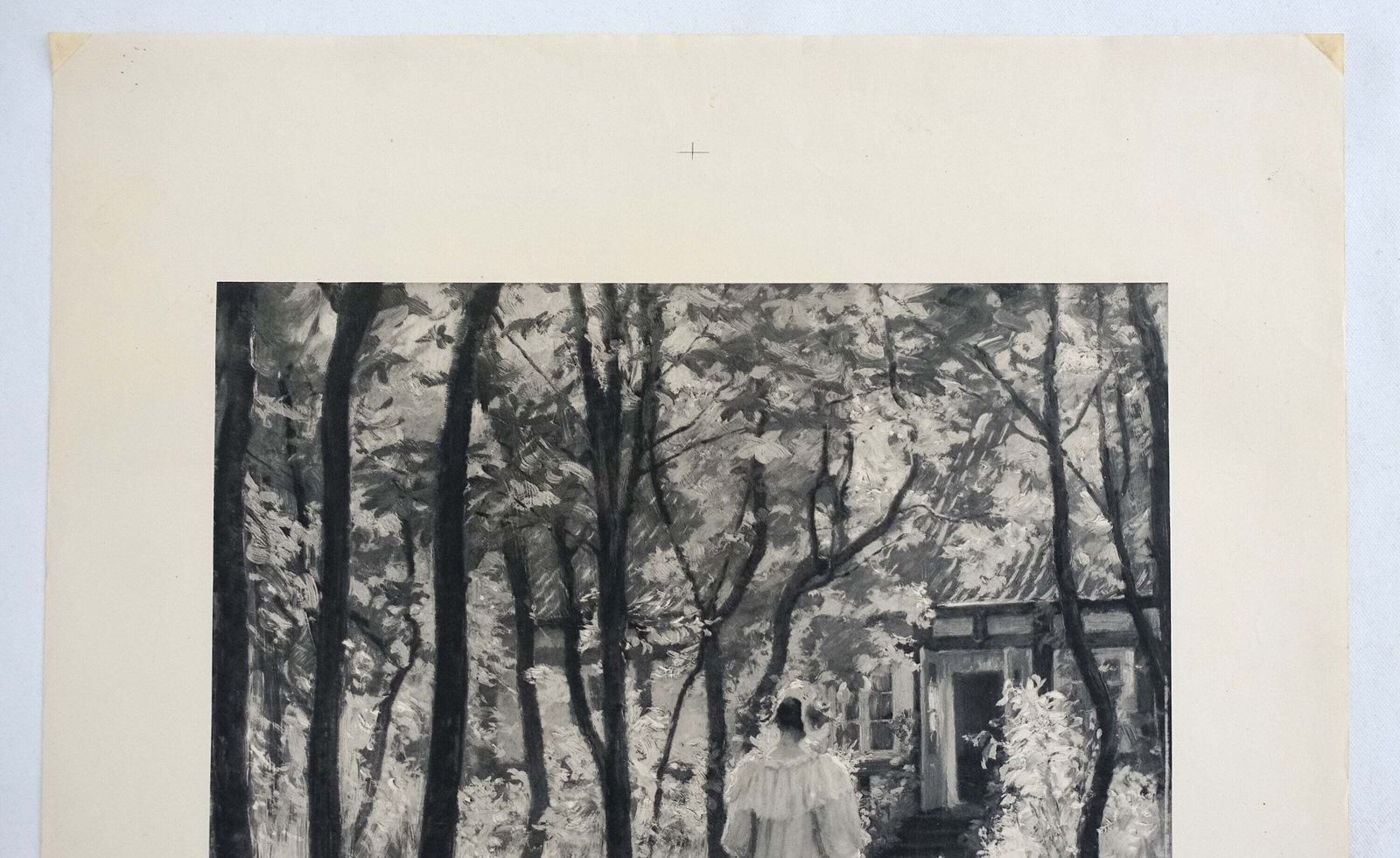 1951 P. S. Krøyer Exhibition Poster   Original Vintage Poster photo 140.0