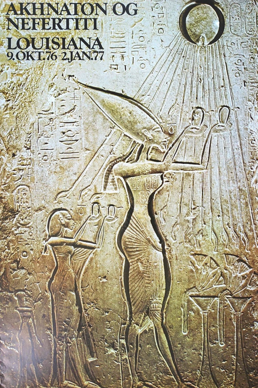 1976 Ancient Egyptian Art On Louisiana Museum Of Modern Art   Original Vintage Poster