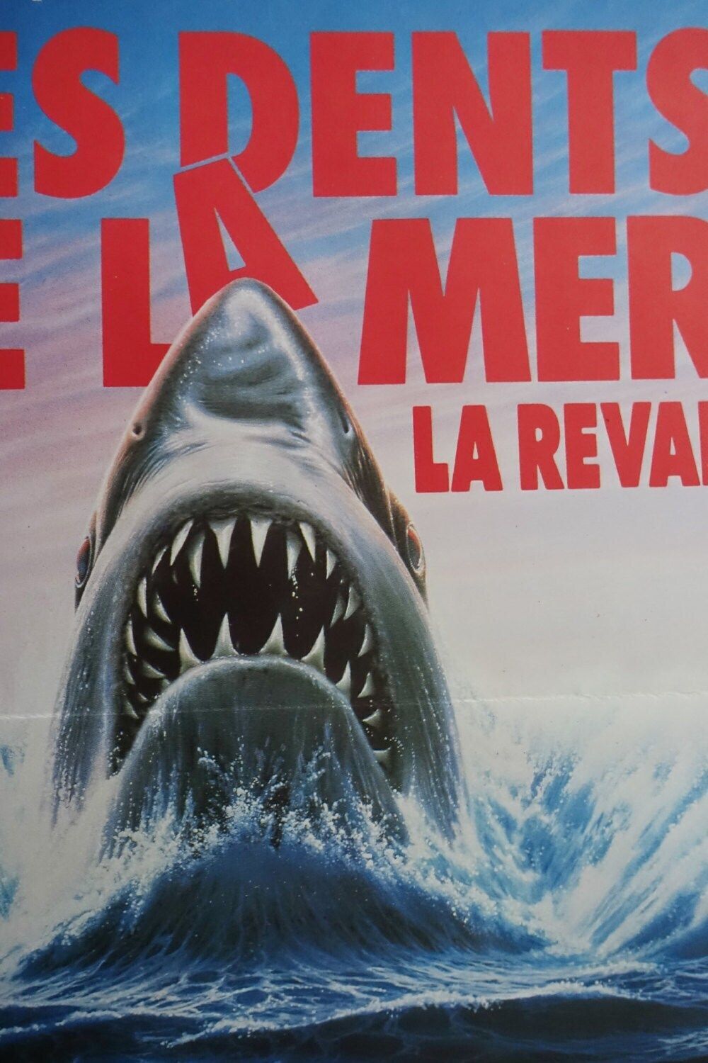 1987 Jaws: The Revenge (French)   Original Vintage Poster photo for sale