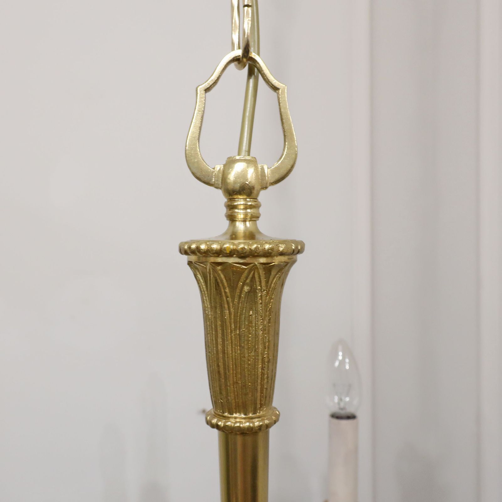 photo furniture French Early 20th Century Gilt Bronze Five Arm Chandelier