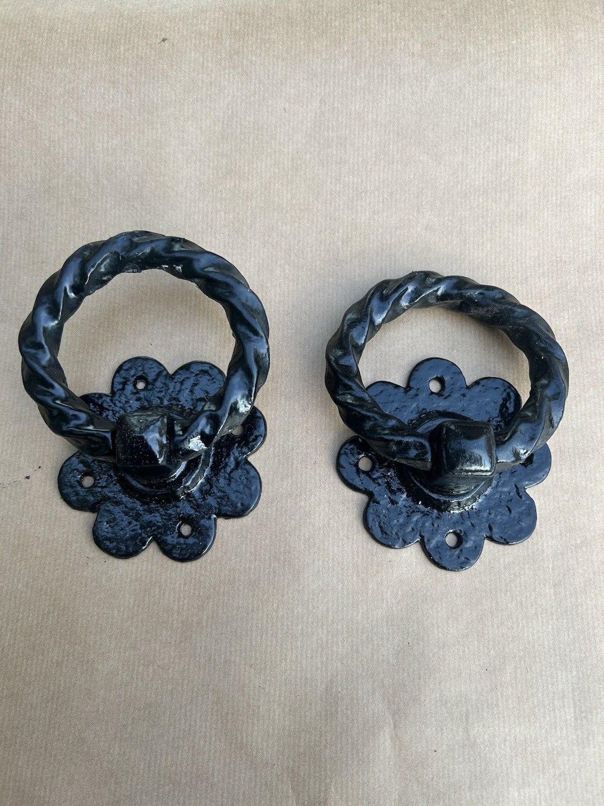 Antique Cast Iron Door Pull Handle’s Reclaimed Period Antique Refurbished Metal photo for sale