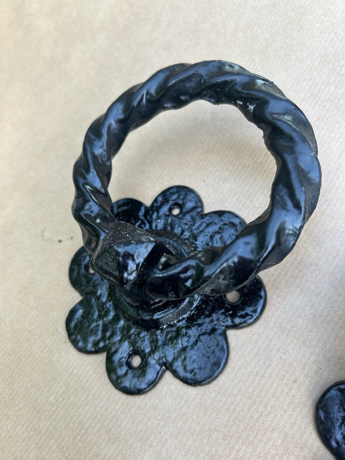 Antique Cast Iron Door Pull Handle’s Reclaimed Period Antique Refurbished Metal photo 113.0