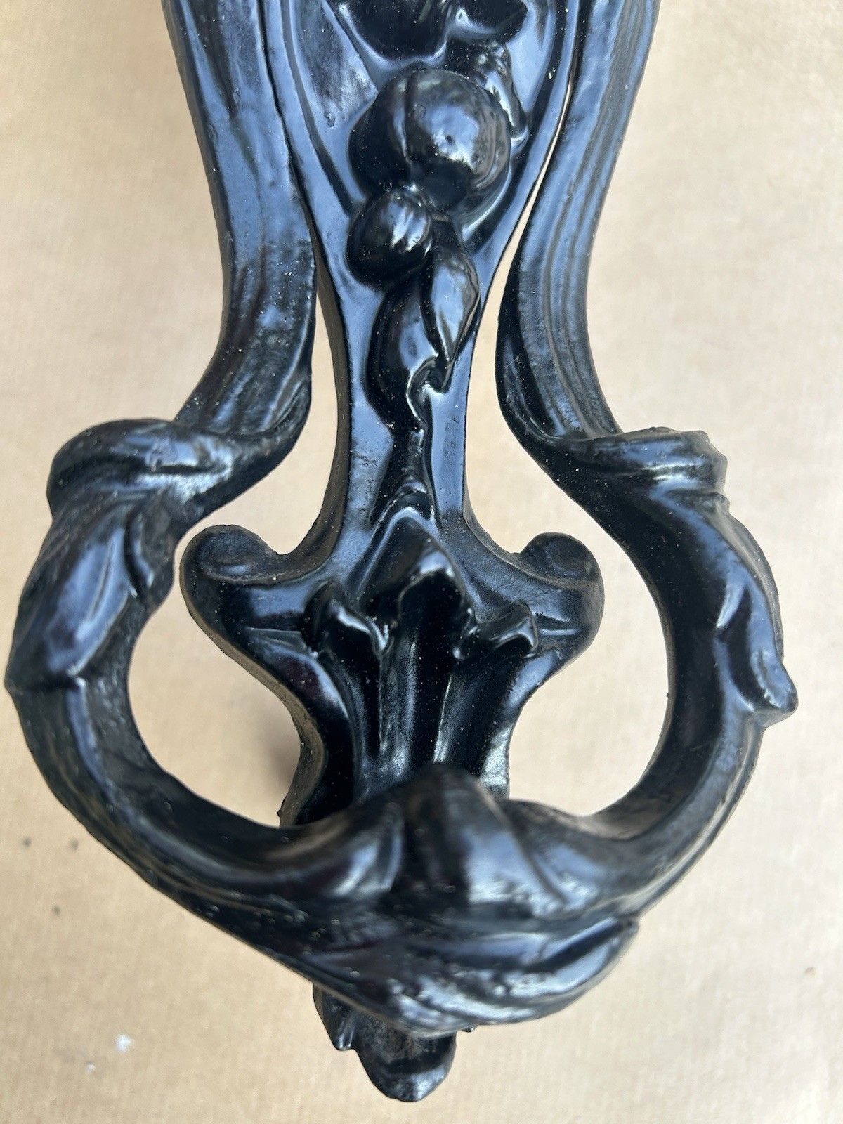 Antique Victorian Door Knocker  Cast Iron Reclaimed Period Antique Refurbished photo Home Fixtures