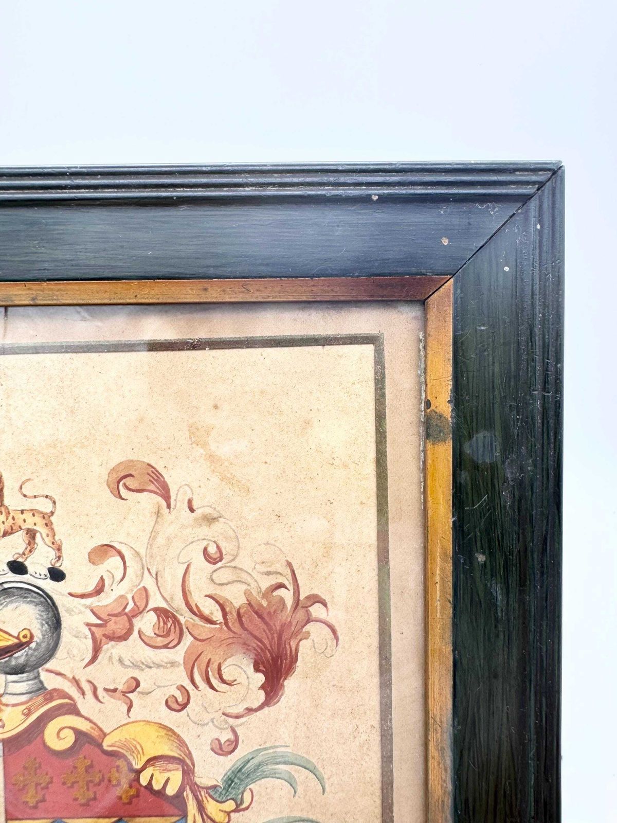 Antique Watercolour Coats Of Arms, Wall Decor photo vinterior
