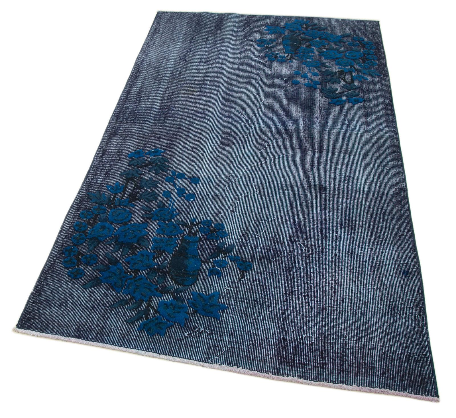 Handmade Purple Over Dyed Rug 112 Cm X 201 Cm photo for sale