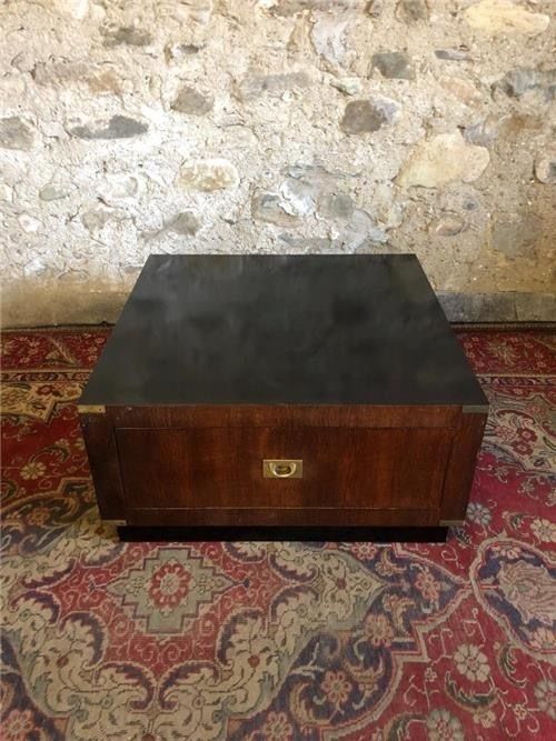 Vintage Campaign Style Coffe Table. 0235 photo furniture